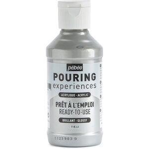 Peinture acrylique argentée Pébéo pour coulage - 118 ml Peinture acrylique argentée Pébéo pour coulage - 118 ml