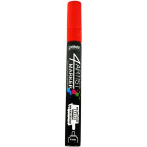 Marqueur à huile Pebeo 4Artist - 4MM ROND, Rouge - Marqueur Marqueur à huile Pebeo 4Artist - 4MM ROND, Rouge - Marqueur