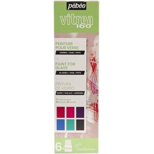 Pebeo Vitrea 160 Glass Paint Set - 6 Colors Pebeo Vitrea 160 Glass Paint Set - 6 Colors