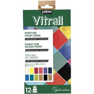 Pebeo Vitrail Glass Paint Exploration Set - Glass Paint Set Pebeo Vitrail Glass Paint Exploration Set - Glass Paint Set