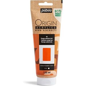 Peinture Acrylique Haute Viscosité Pebeo Origin - Teinte Orange Cadmium - Publicité Peinture Acrylique Haute Viscosité Pebeo Origin - Teinte Orange Cadmium - Publicité