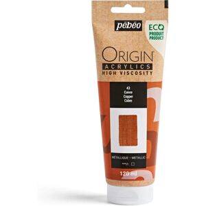 Peinture acrylique Pebeo Origin Cuivre - Haute viscosité, 120ml - Publicité Peinture acrylique Pebeo Origin Cuivre - Haute viscosité, 120ml - Publicité