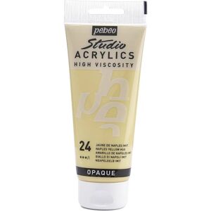Płyn akrylowy Pebeo Studio 100ml Żółty Neapol - Farba akrylowa Płyn akrylowy Pebeo Studio 100ml Żółty Neapol - Farba akrylowa
