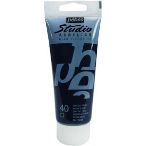 Farba akrylowa Payne's Grey od Pebeo - 100ml - Studio Acrylic, Wysoka Lepkość Farba akrylowa Payne's Grey od Pebeo - 100ml - Studio Acrylic, Wysoka Lepkość