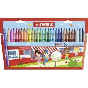 STABILO Power Felt Pen Set - Multicolour - 30 pcs - Felt Pens STABILO Power Felt Pen Set - Multicolour - 30 pcs - Felt Pens