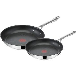 Tefal Jamie Oliver Stainless Steel Frying Pan Set - 2 Pcs Tefal Jamie Oliver Stainless Steel Frying Pan Set - 2 Pcs