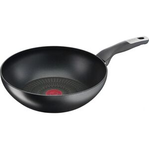 Tefal G2551972 Czarna aluminiowa patelnia 28cm - Wok/ Smażenie Tefal G2551972 Czarna aluminiowa patelnia 28cm - Wok/ Smażenie