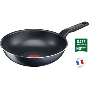 Tefal C38519 Black Aluminium 28cm Non-Stick Wok - Wok/Stir-Fry Pan Tefal C38519 Black Aluminium 28cm Non-Stick Wok - Wok/Stir-Fry Pan