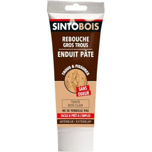 SINTO Mastic bois 330g - Intérieur & Extérieur - Séchage rapide - Publicité SINTO Mastic bois 330g - Intérieur & Extérieur - Séchage rapide - Publicité