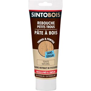 SINTO Mastic à Base d'Eau pour Bois 250g - Répare Petits Troux et Fissures - Publicité SINTO Mastic à Base d'Eau pour Bois 250g - Répare Petits Troux et Fissures - Publicité
