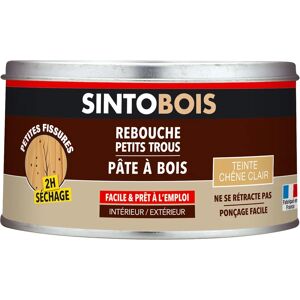 Sinto - Pâte à bois - Chêne clair - Intérieur Extérieur - Publicité Sinto - Pâte à bois - Chêne clair - Intérieur Extérieur - Publicité