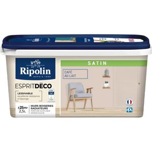 Ripolin Esprit de Deco Peinture Multi Support Satin - 2,5L - Publicité Ripolin Esprit de Deco Peinture Multi Support Satin - 2,5L - Publicité
