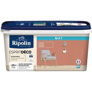 Peinture Intérieure Ocre Mat Ripolin - 2,5l - Publicité Peinture Intérieure Ocre Mat Ripolin - 2,5l - Publicité