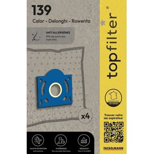 Ensemble de 4 sacs d'aspirateur TopFilter - Sacs pour aspirateur - Publicité Ensemble de 4 sacs d'aspirateur TopFilter - Sacs pour aspirateur - Publicité