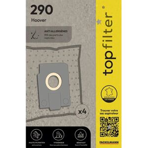 Lot de 4 sacs aspirateur Hoover Alpina TopFilter Lot de 4 sacs aspirateur Hoover Alpina TopFilter