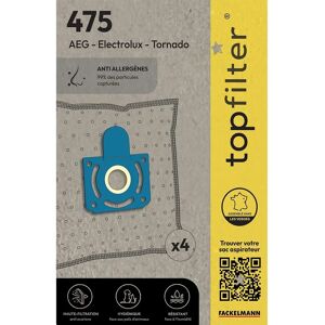Top Filter Set med 4 dammsugarpåsar - Damm, kvalster, bakterier Top Filter Set med 4 dammsugarpåsar - Damm, kvalster, bakterier