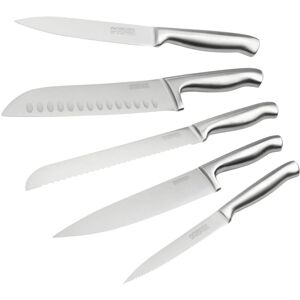 Ensemble de 5 couteaux de cuisine professionnels en inox Nirosta - Set de couteaux - Publicité Ensemble de 5 couteaux de cuisine professionnels en inox Nirosta - Set de couteaux - Publicité