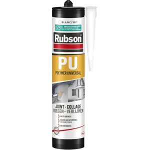 Mastic Polyuréthane Blanc Rubson - Adhésif Flexible pour Vibrations - 280ml - Publicité Mastic Polyuréthane Blanc Rubson - Adhésif Flexible pour Vibrations - 280ml - Publicité