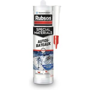Joint en Silicone Rubson 280ml - Auto/Mer - Transparent - Publicité Joint en Silicone Rubson 280ml - Auto/Mer - Transparent - Publicité