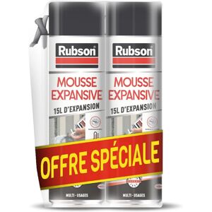 Mousse expansive multi-usage blanche Rubson - Isolation thermique et acoustique Mousse expansive multi-usage blanche Rubson - Isolation thermique et acoustique