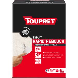 Toupret Rapid'Rebouch Modèle BCHREB01B4 - Enduit de rebouchage - Publicité Toupret Rapid'Rebouch Modèle BCHREB01B4 - Enduit de rebouchage - Publicité