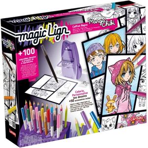 LANSAY Magic Lign - Reproduktion Set för Manga Chibi - 100+ Illustrationer - För Barn 7+ LANSAY Magic Lign - Reproduktion Set för Manga Chibi - 100+ Illustrationer - För Barn 7+