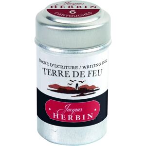 Cartouche d'encre marron terre de feu Herbin - Cartouche d'encre - Publicité Cartouche d'encre marron terre de feu Herbin - Cartouche d'encre - Publicité