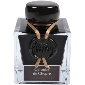 Herbina 1670 serie - 50ml Caroube de Chybre with gold glitter - Ink Herbina 1670 serie - 50ml Caroube de Chybre with gold glitter - Ink