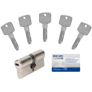 Bricard - Cilinderslot - Nickel, 30+30, 5 Sleutels Bricard - Cilinderslot - Nickel, 30+30, 5 Sleutels
