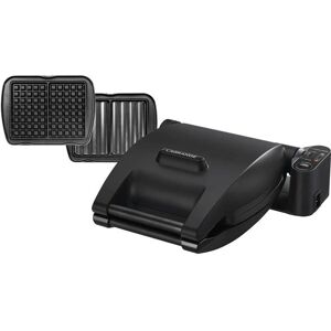 Lagrange Noir Réversible Gaufrier & Croque-Monsieur 1200W - Appareil de Cuisine - Publicité Lagrange Noir Réversible Gaufrier & Croque-Monsieur 1200W - Appareil de Cuisine - Publicité