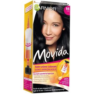 Coloration permanente Garnier Movida No 55 - Noir - Publicité Coloration permanente Garnier Movida No 55 - Noir - Publicité