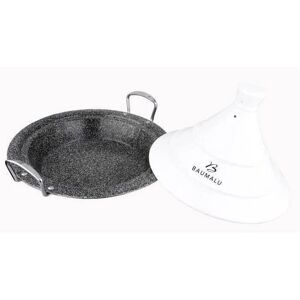 Tagine Baumalu 30cm - Inox con Coperchio in Ceramica Tagine Baumalu 30cm - Inox con Coperchio in Ceramica