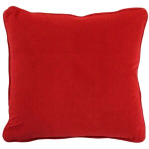 Coussin carré en velours rouge 40x40 cm - The Deco Factory - Coussins - Publicité Coussin carré en velours rouge 40x40 cm - The Deco Factory - Coussins - Publicité
