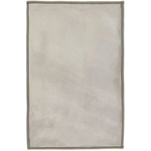 Tapis d'intérieur Flanelle THE DECO FACTORY - 60x120cm - Écru - Microfibre extra-douce - Publicité Tapis d'intérieur Flanelle THE DECO FACTORY - 60x120cm - Écru - Microfibre extra-douce - Publicité