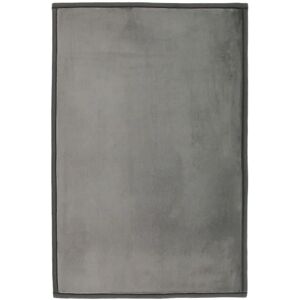 Tapis Microfibre Intérieur THE DECO FACTORY - Gris - 60 x 90 cm - Toucher velours - Publicité Tapis Microfibre Intérieur THE DECO FACTORY - Gris - 60 x 90 cm - Toucher velours - Publicité