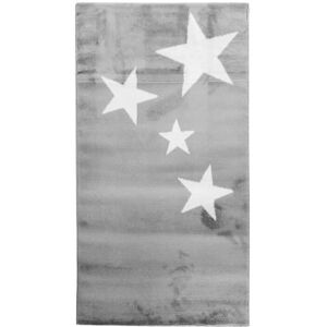 Tapis pour enfants Deco Factory Stars - 80 x 150 cm - Polypropylène - Gris clair - Tapis pour enfants - Publicité Tapis pour enfants Deco Factory Stars - 80 x 150 cm - Polypropylène - Gris clair - Tapis pour enfants - Publicité