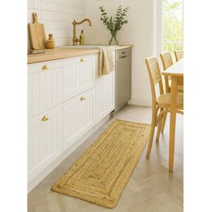 Tapis en jute The Deco Factory 45x120 cm - Naturel - Publicité Tapis en jute The Deco Factory 45x120 cm - Naturel - Publicité