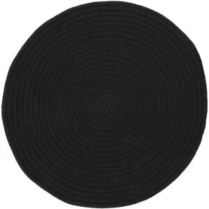 TheDecoFactory TAMTAM - Tapis en coton effet cordage réversible - 70cm Noir - Publicité TheDecoFactory TAMTAM - Tapis en coton effet cordage réversible - 70cm Noir - Publicité