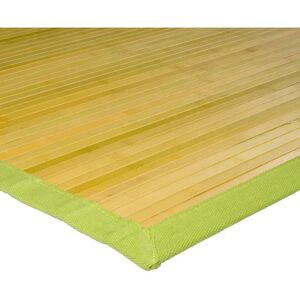 The Deco Factory Solo Bamboo - Tapis en bambou à lames larges - Vert anis - Publicité The Deco Factory Solo Bamboo - Tapis en bambou à lames larges - Vert anis - Publicité