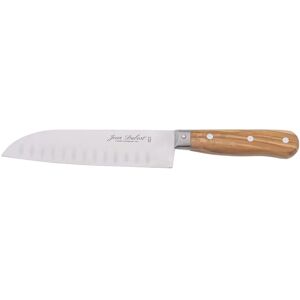 Jean Dubost - Couteau Santoku Olivier 17cm - Artisanat Français Jean Dubost - Couteau Santoku Olivier 17cm - Artisanat Français