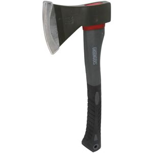 Greengers - Hache en bois, hache de survie - Manche en fibre de verre 600G - Compacte et durable - Publicité Greengers - Hache en bois, hache de survie - Manche en fibre de verre 600G - Compacte et durable - Publicité