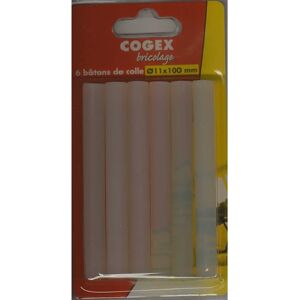 Cogex Modello - 6 Bastoncini di Colla Trasparente per Pistola Calda Cogex Modello - 6 Bastoncini di Colla Trasparente per Pistola Calda