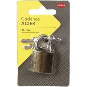 COGEX Gouden stalen Hangslot - 25mm - 2 sleutels COGEX Gouden stalen Hangslot - 25mm - 2 sleutels