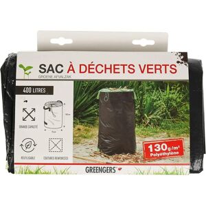 GREENGERS Sac de Jardin 400L XXL - Résistant, Autoportant, Réutilisable - Publicité GREENGERS Sac de Jardin 400L XXL - Résistant, Autoportant, Réutilisable - Publicité