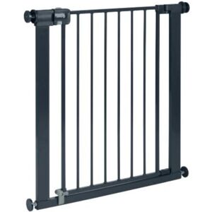 Barrière de sécurité bébé Safety 1st en acier noir avec SecureTech Barrière de sécurité bébé Safety 1st en acier noir avec SecureTech