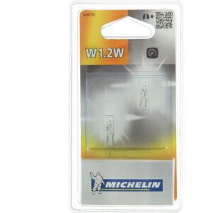 Ensemble de 2 ampoules auto Michelin W1,2W - auto lamp - Publicité Ensemble de 2 ampoules auto Michelin W1,2W - auto lamp - Publicité