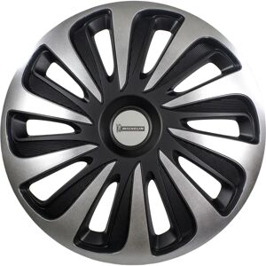 Michelin 9123 Hubcap - 16-inch ABS Black Silver Set of 4 Michelin 9123 Hubcap - 16-inch ABS Black Silver Set of 4