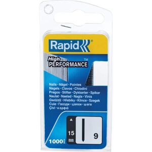 Rapid 40109538 9/15mm Headless Pins Narrow Box - Nails Rapid 40109538 9/15mm Headless Pins Narrow Box - Nails