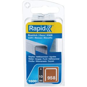 Agrafes Rapid 958 - Fil Fin 10mm Zincé pour Esco/Novus Agrafes Rapid 958 - Fil Fin 10mm Zincé pour Esco/Novus