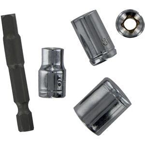 TIVOLY Dopsleutelset - 4 maten 6-8-10-13mm, 1/4 inch hex ondersteuning TIVOLY Dopsleutelset - 4 maten 6-8-10-13mm, 1/4 inch hex ondersteuning